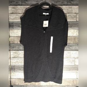 Company Ellen Tracy Sleeveless cardigan size XL black